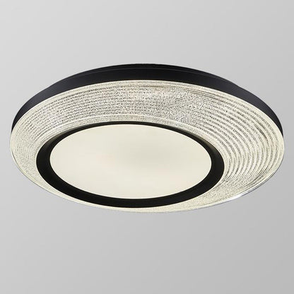 Contemporary Nordic Round Aerospace-grade Aluminum Acrylic LED Flush Mount Ceiling Light For Bedroom