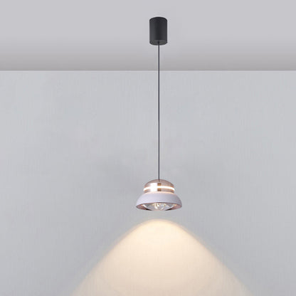 Contemporary Dome LED Pendant Light – Creative Aluminum & Acrylic Hanging Lamp for Bedroom