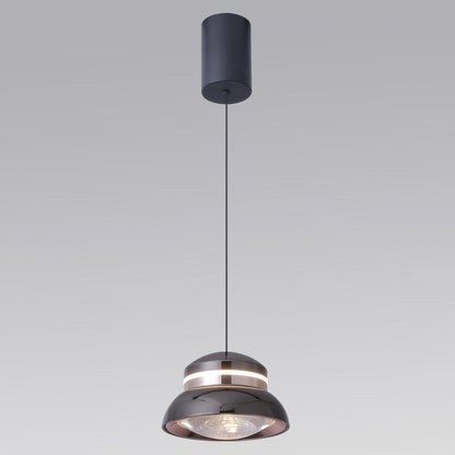 Contemporary Dome LED Pendant Light – Creative Aluminum & Acrylic Hanging Lamp for Bedroom
