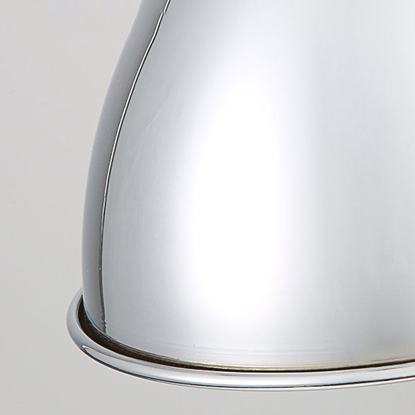 Modern Minimalist Dome Pendant Light 1-Light Iron Metal Ceiling Fixture for Bedroom