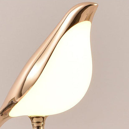 Contemporary Creative Bird Table Lamp – Zinc Alloy & Acrylic LED Light for Bedroom