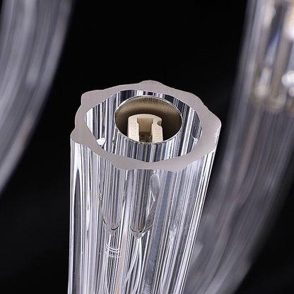 Contemporary Creative Jellyfish Chandelier – 12-Light Glass & Metal Fixture for Living Room