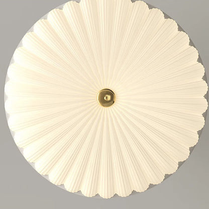 Traditional Chinese Dome LED Ceiling Light – Semi-Flush Mount in Acrylic & Iron for Bedroom
