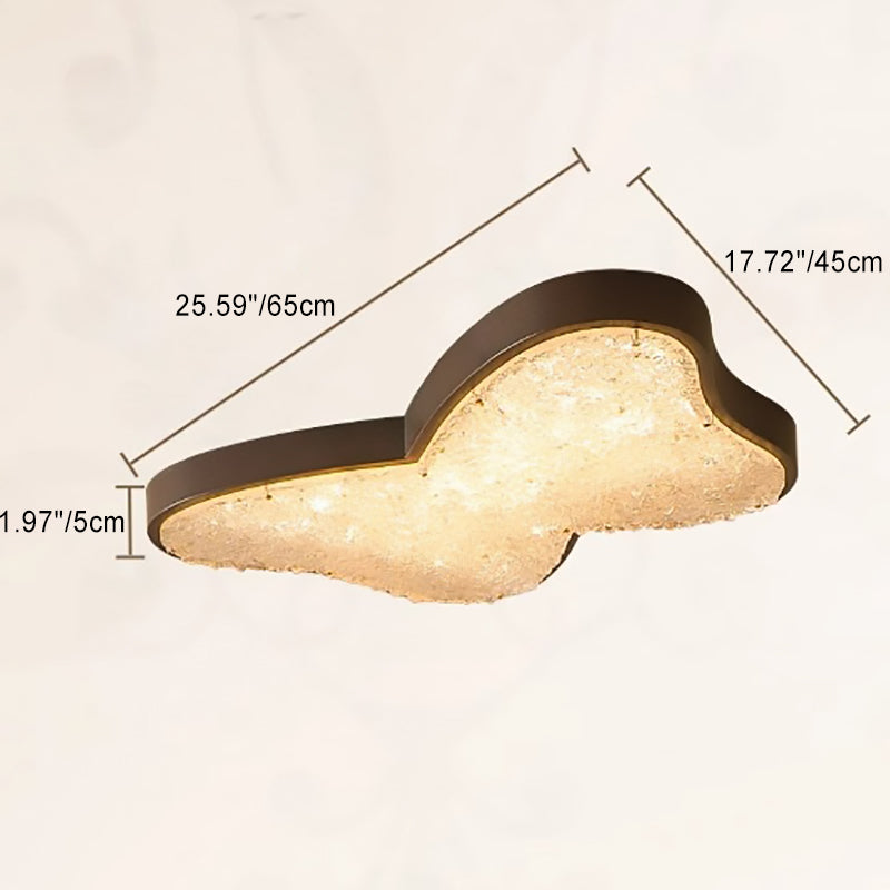 Traditional Vintage Butterfly LED Ceiling Light – Alloy & Acrylic Flush Mount for Bedroom