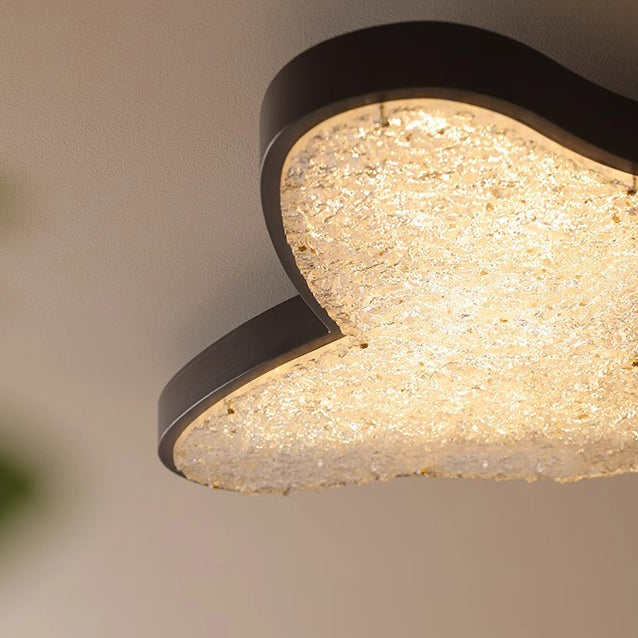 Traditional Vintage Butterfly LED Ceiling Light – Alloy & Acrylic Flush Mount for Bedroom