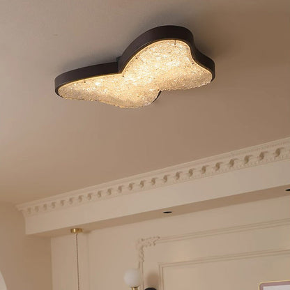 Traditional Vintage Butterfly LED Ceiling Light – Alloy & Acrylic Flush Mount for Bedroom