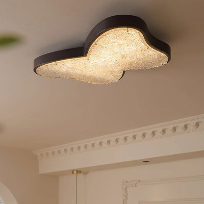 Traditional Vintage Butterfly LED Ceiling Light – Alloy & Acrylic Flush Mount for Bedroom