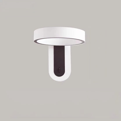 Modern Simplicity Round Iron Aluminum LED Wall Sconce Lamp For Bedroom