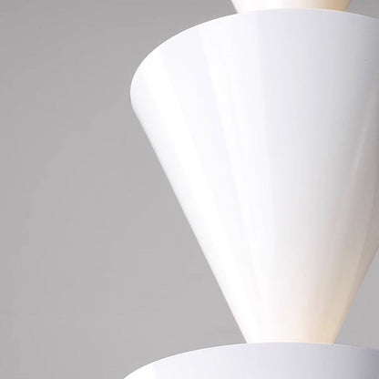Contemporary Creative Cone Iron Acrylic LED Wall Sconce Lamp For Living Room