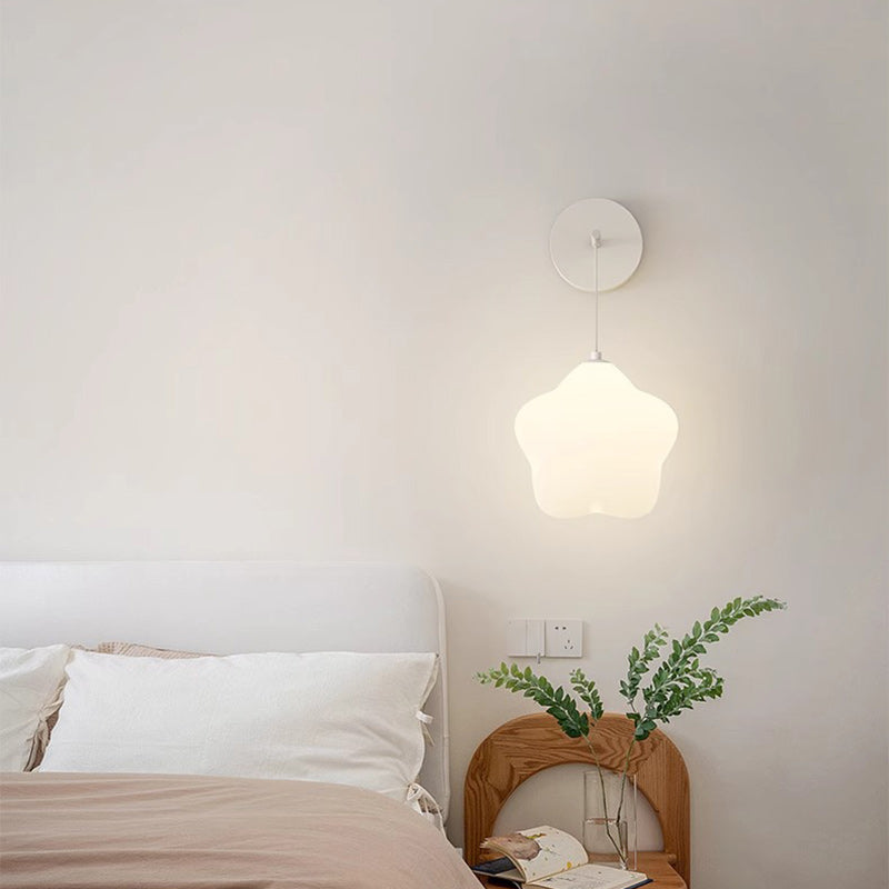 مصباح حائط LED من الحديد PE بتصميم نجمة عصري بسيط لغرفة النوم 