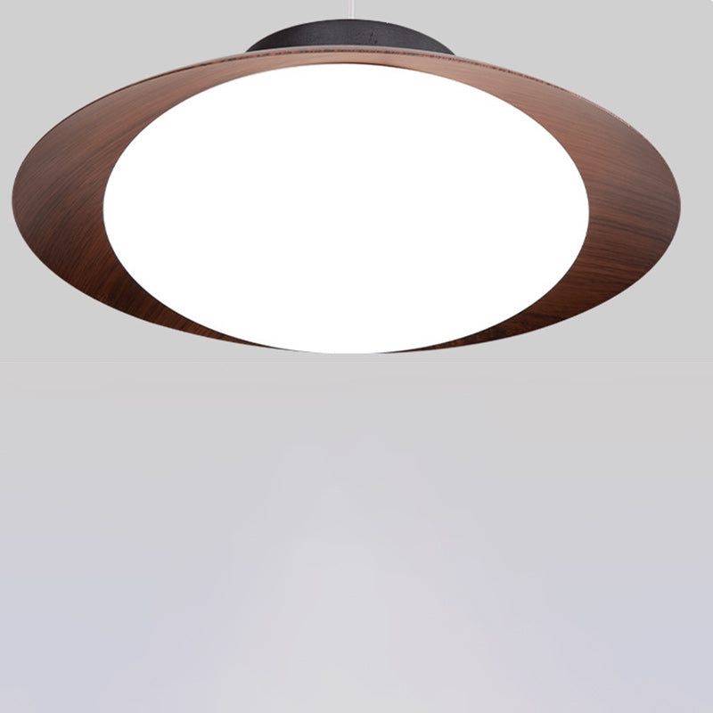Modern Minimalist Dome Iron PE LED Island Light Chandelier For Dining Room