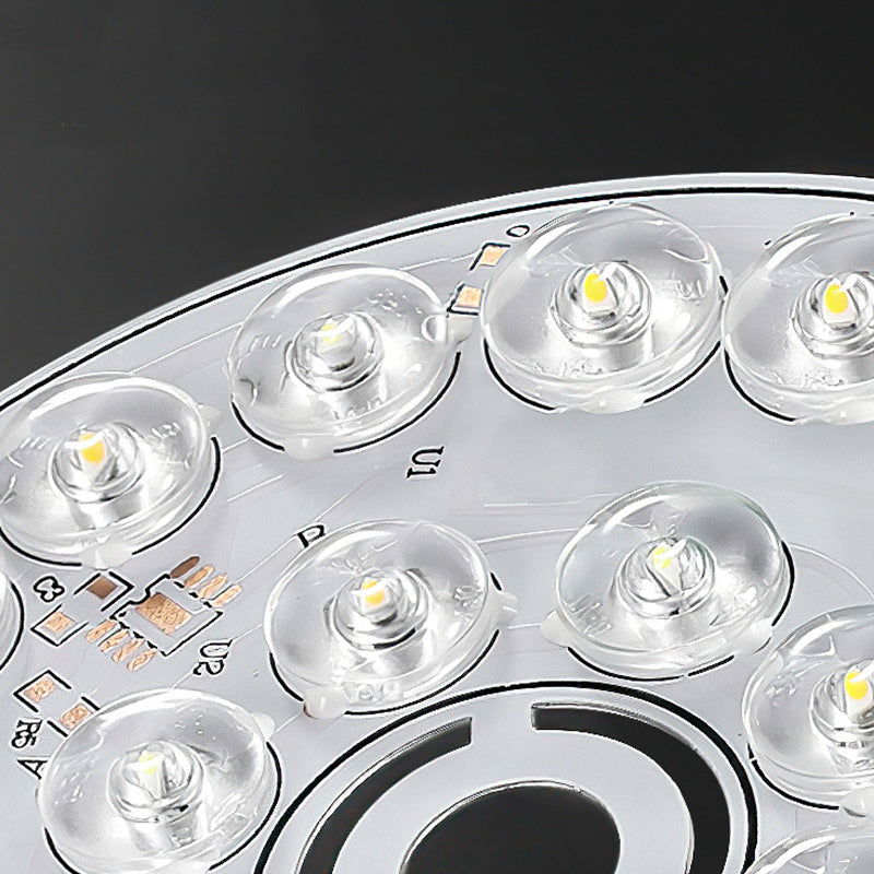 Modern Minimalist Round Iron Acrylic LED Pendant Light For Living Room