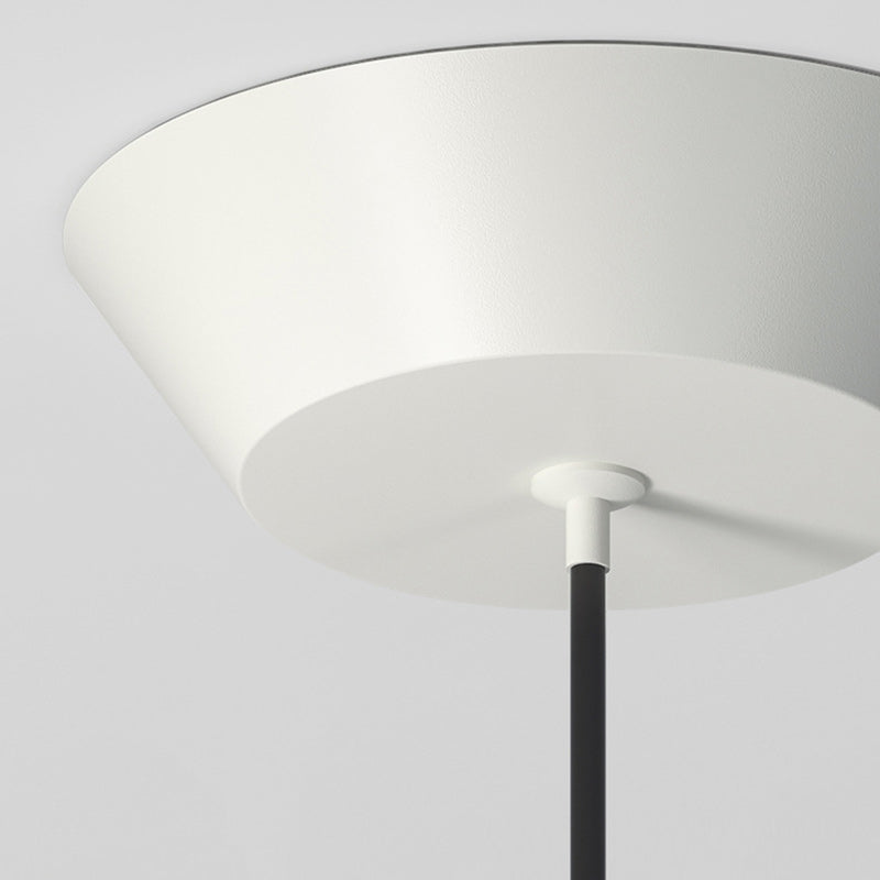 Modern Minimalist Round Iron Acrylic LED Pendant Light For Living Room