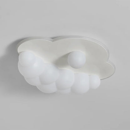 Contemporary Creative Clouds Iron PE LED Flush Mount Ceiling Light For Bedroom