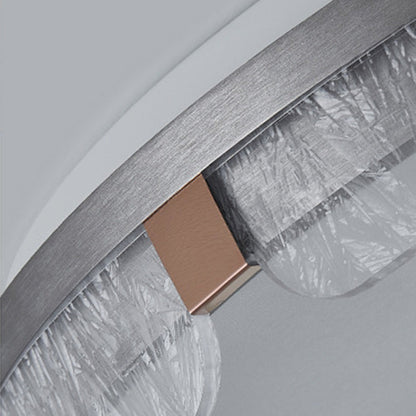 Contemporary Luxury Rectangular Iron Aluminum Acrylic LED Flush Mount Ceiling Light For Living Room