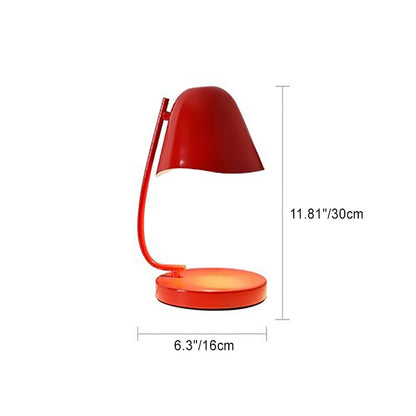 Traditional French Dome Plastic 1-Light Melting Wax Table Lamp For Bedroom