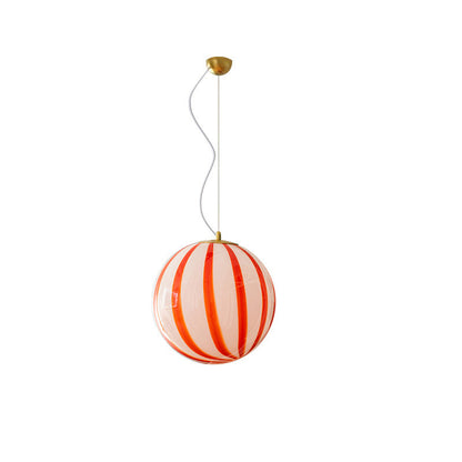 Modern Eclectic Lollipop Ball Iron Acrylic 1-Light Pendant Light For Living Room