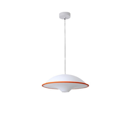 Modern Minimalist Dome Copper Acrylic 1-Light Pendant Light For Bedroom