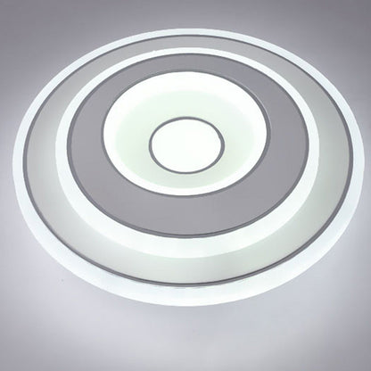 Modern Minimalist Square Iron Acrylic LED Flush Mount Ceiling Light For Bedroom