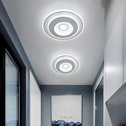 Modern Minimalist Square Iron Acrylic LED Flush Mount Ceiling Light For Bedroom