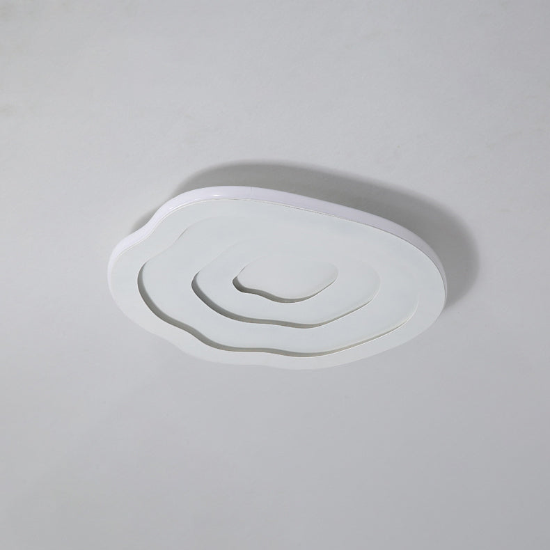 Modern Simplicity Triangle Aluminum PC LED Flush Mount Ceiling Light For Bedroom