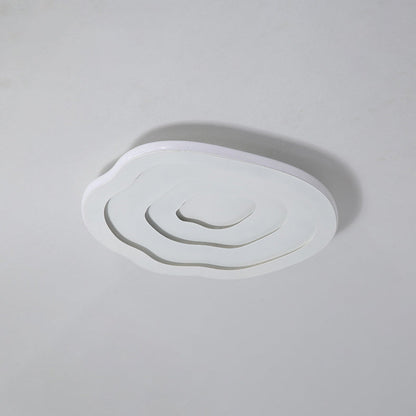 Modern Simplicity Triangle Aluminum PC LED Flush Mount Ceiling Light For Bedroom