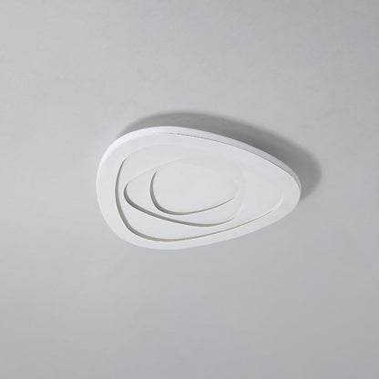 Modern Simplicity Triangle Aluminum PC LED Flush Mount Ceiling Light For Bedroom
