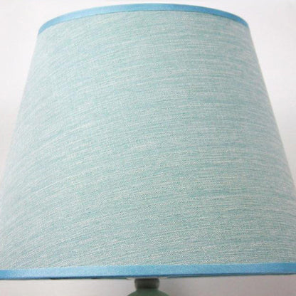 Contemporary Creative Frustum Cone Iron Fabric 1-Light Table Lamp For Bedroom