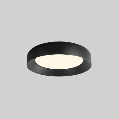 Modern Minimalist Cylinder Iron Acrylic LED Flush Mount Ceiling Light For Bedroom
