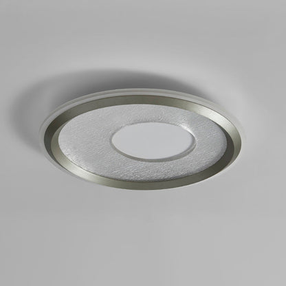 Contemporary Scandinavian Round Iron Aluminum Acrylic LED Flush Mount Ceiling Light For Bedroom