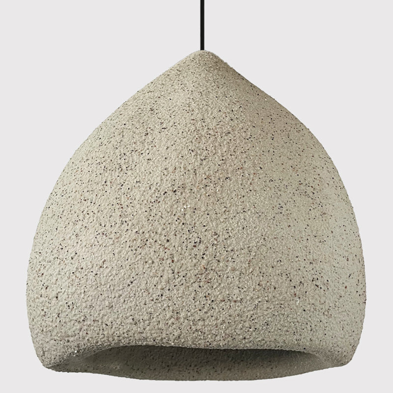 Traditional Japanese Dome High Density Polystyrene 1-Light Pendant Light For Living Room