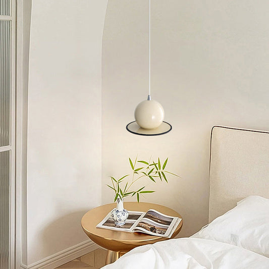 Modern Simplicity Sphere Iron 1-Light Pendant Light For Living Room