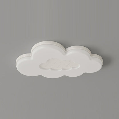 Contemporary Creative Clouds Iron Acrylic LED Flush Mount Ceiling Light For Bedroom