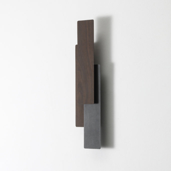 Modern Minimalist Multilayer Rectangular Iron LED Wall Sconce Lamp For Living Room