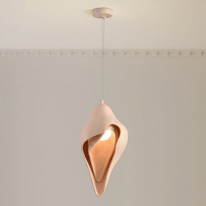 Modern Luxury Conch Metal Resin 1/2 Light Pendant Light For Living Room