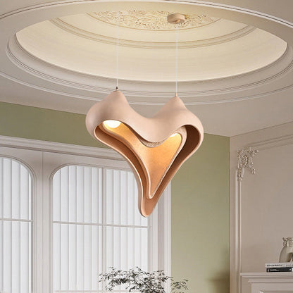 Modern Luxury Conch Metal Resin 1/2 Light Pendant Light For Living Room
