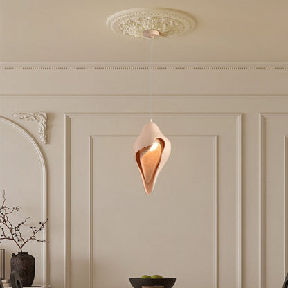 Modern Luxury Conch Metal Resin 1/2 Light Pendant Light For Living Room