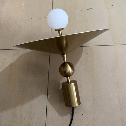 Contemporary Industrial Cone Iron Glass 1-Light Pendant Light For Bedroom
