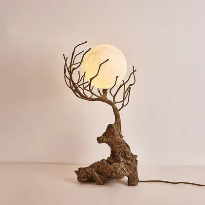 Modern Shabby Chic Tree PET 1-Light Table Lamp For Bedroom