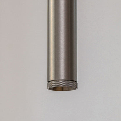 Modern Minimalist Deformable Long Tube Aluminum LED Pendant Light For Bedroom