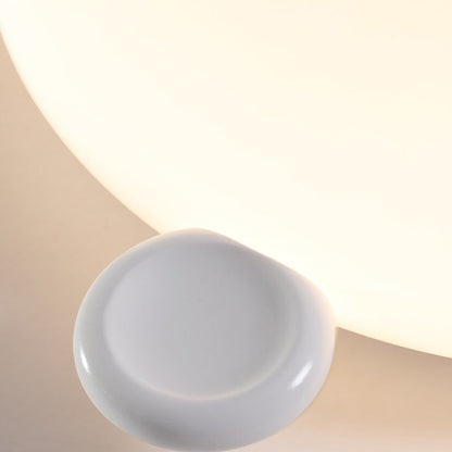 Modern Minimalist Cute Bear Iron Resin PE LED Flush Mount Ceiling Light For Bedroom Or Kids Room