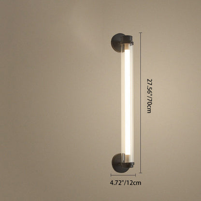 Contemporary Industrial Bar Design Iron Acrylic LED Wall Sconce Lamp For Hallway