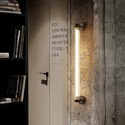 Contemporary Industrial Bar Design Iron Acrylic LED Wall Sconce Lamp For Hallway