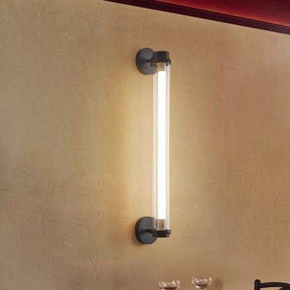 Contemporary Industrial Bar Design Iron Acrylic LED Wall Sconce Lamp For Hallway