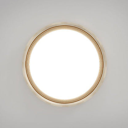 Modern Minimalist Round Iron Aluminum Alloy Acrylic LED Flush Mount Ceiling Light For Bedroom