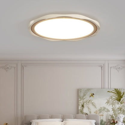 Modern Minimalist Round Iron Aluminum Alloy Acrylic LED Flush Mount Ceiling Light For Bedroom