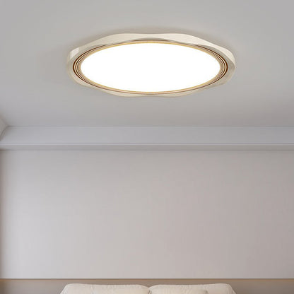 Modern Minimalist Round Iron Aluminum Alloy Acrylic LED Flush Mount Ceiling Light For Bedroom