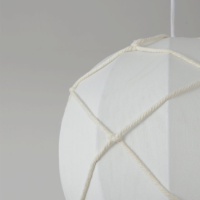 Modern Minimalist Kids Hot Air Balloon Fabric Iron Rattan Weaving 1-Light Pendant Light for Bedroom