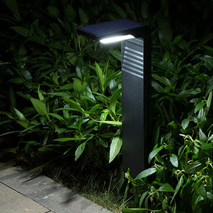 Modern Minimalist Waterproof L-Shape ABS & Plastics LED Solar Landscape Lighting Outdoor Lights For Garden