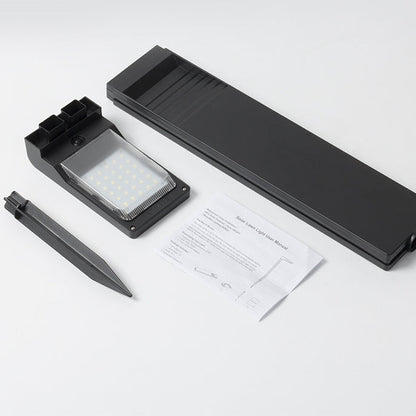 Modern Minimalist Waterproof L-Shape ABS & Plastics LED Solar Landscape Lighting Outdoor Lights For Garden